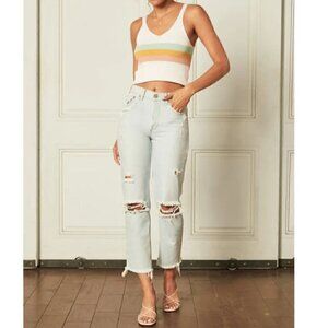 Boyish The Tommy Light Wash Denim Jeans Size 31 New With Tags